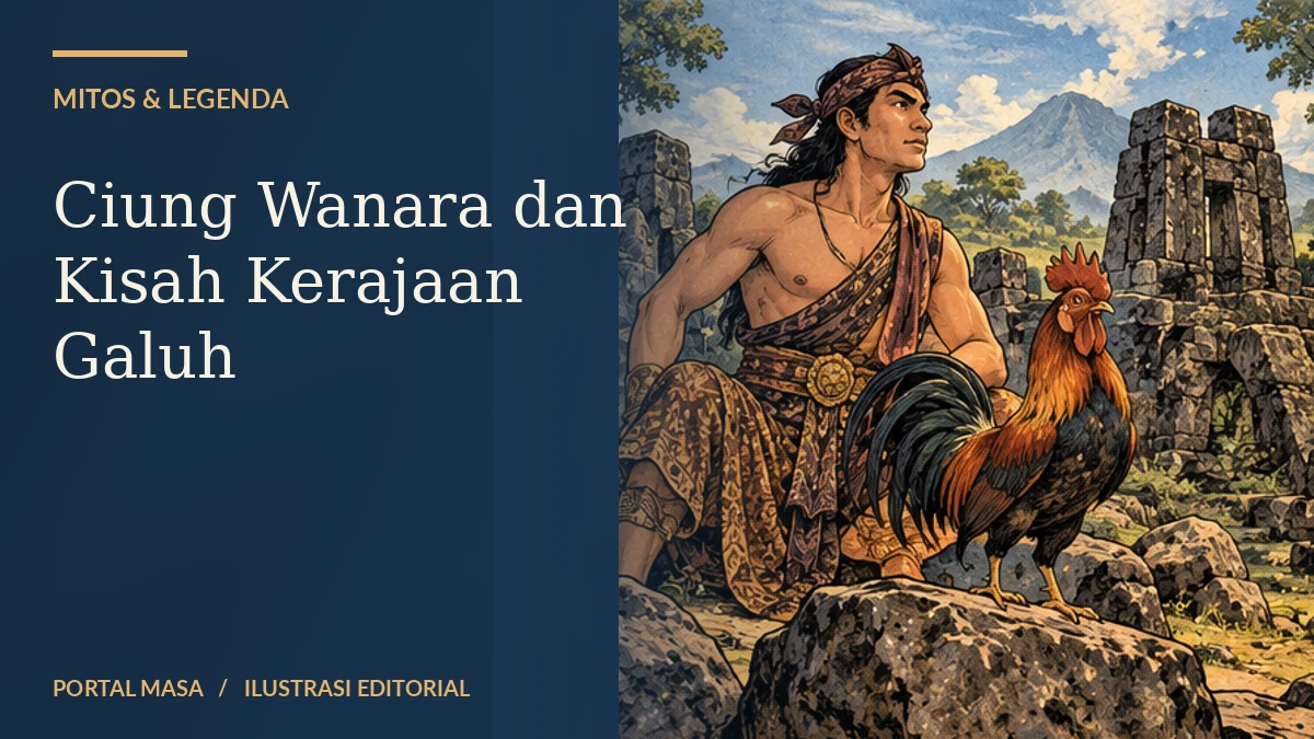 Sampul ilustratif bertema Ciung Wanara dan Kisah Kerajaan Galuh; tidak menunjukkan foto kejadian bersejarah