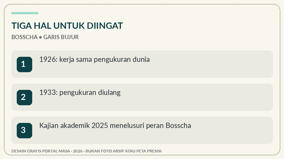 Visual editorial: tiga hal penting tentang Sebelum GPS, Lembang Ikut Mengukur Dunia